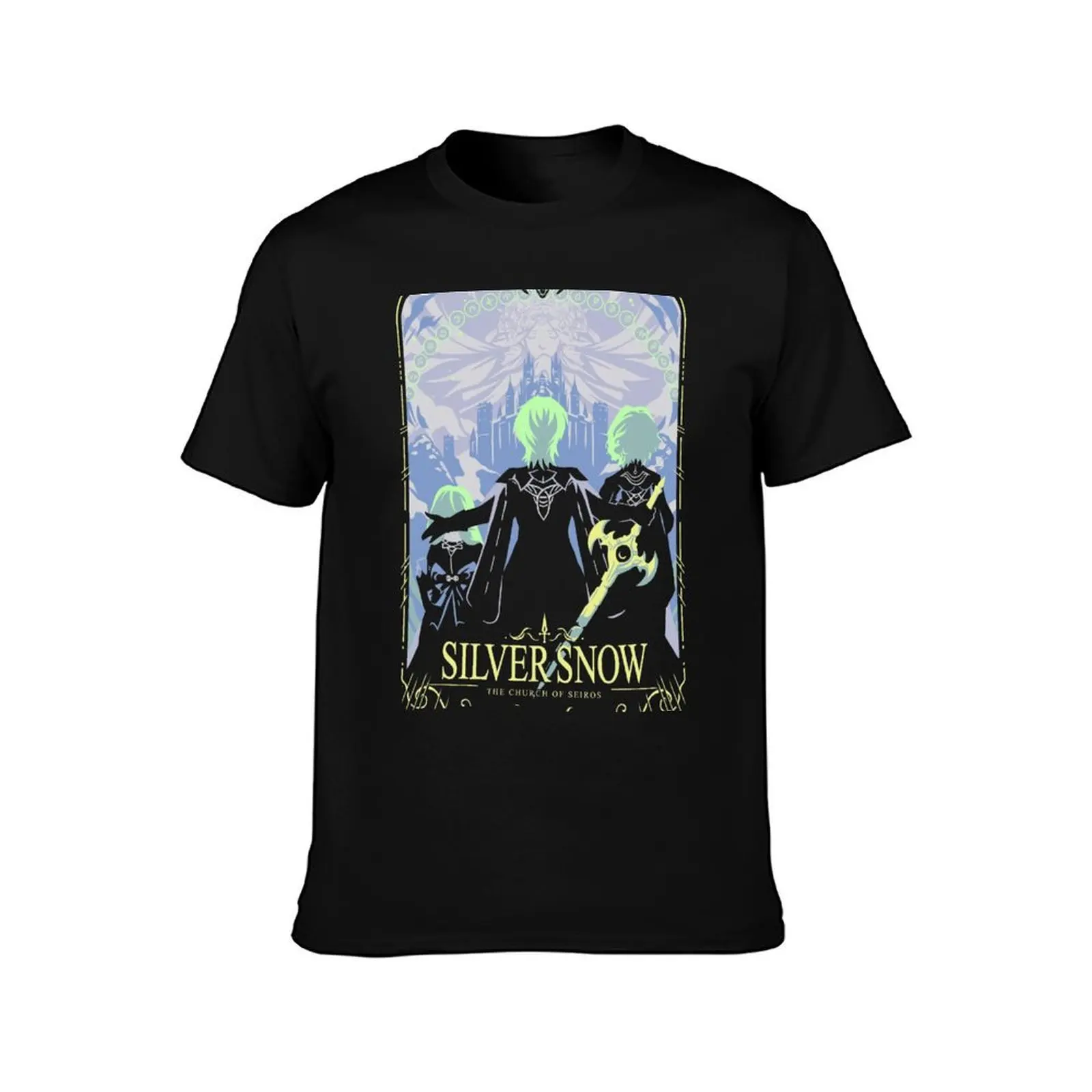 Silver Snow T-Shirt Casual Trendy Streetwear Tee Shirt T-Shirt