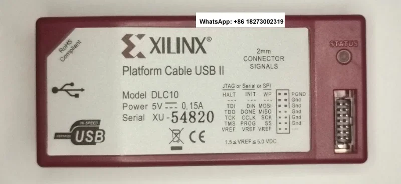 Original XILINX Platform DLC10 downloader line HW-USB-II-G burning simulator