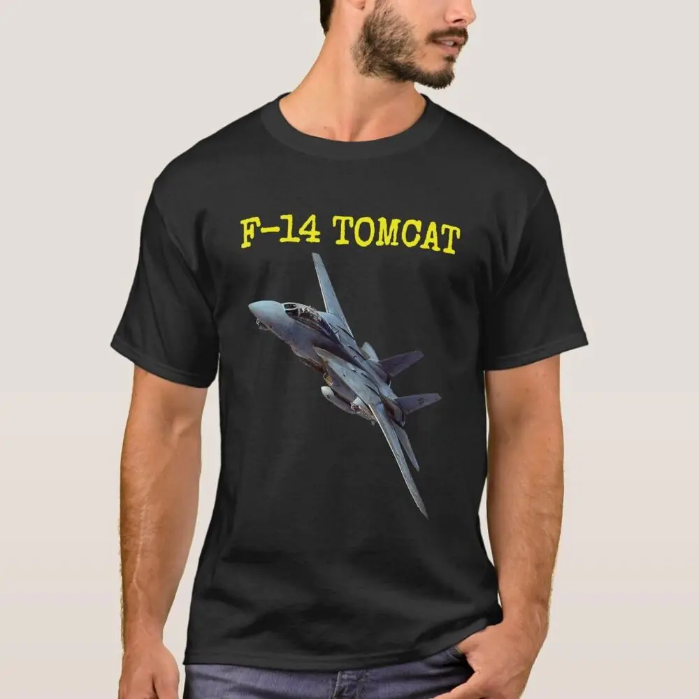 Fun American Naval Aviation F 14 Tomcat In Action Veteran T-Shirt Anime Graphic T-shirts Vintage High Quality 100%Cotton