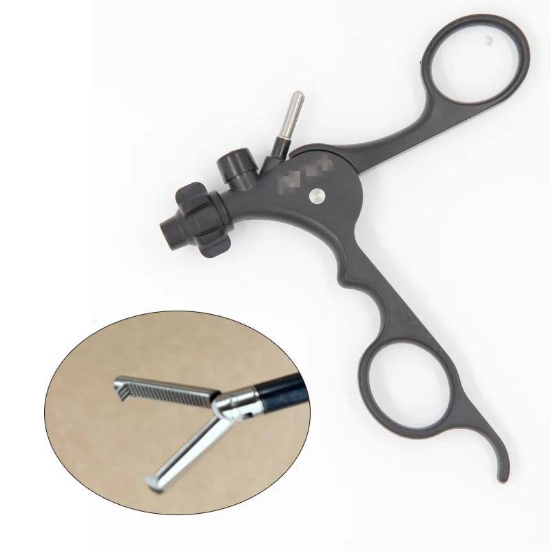 Laparoscopic Gripper With Rachet Noninvasive Forceps, Storz Compatible