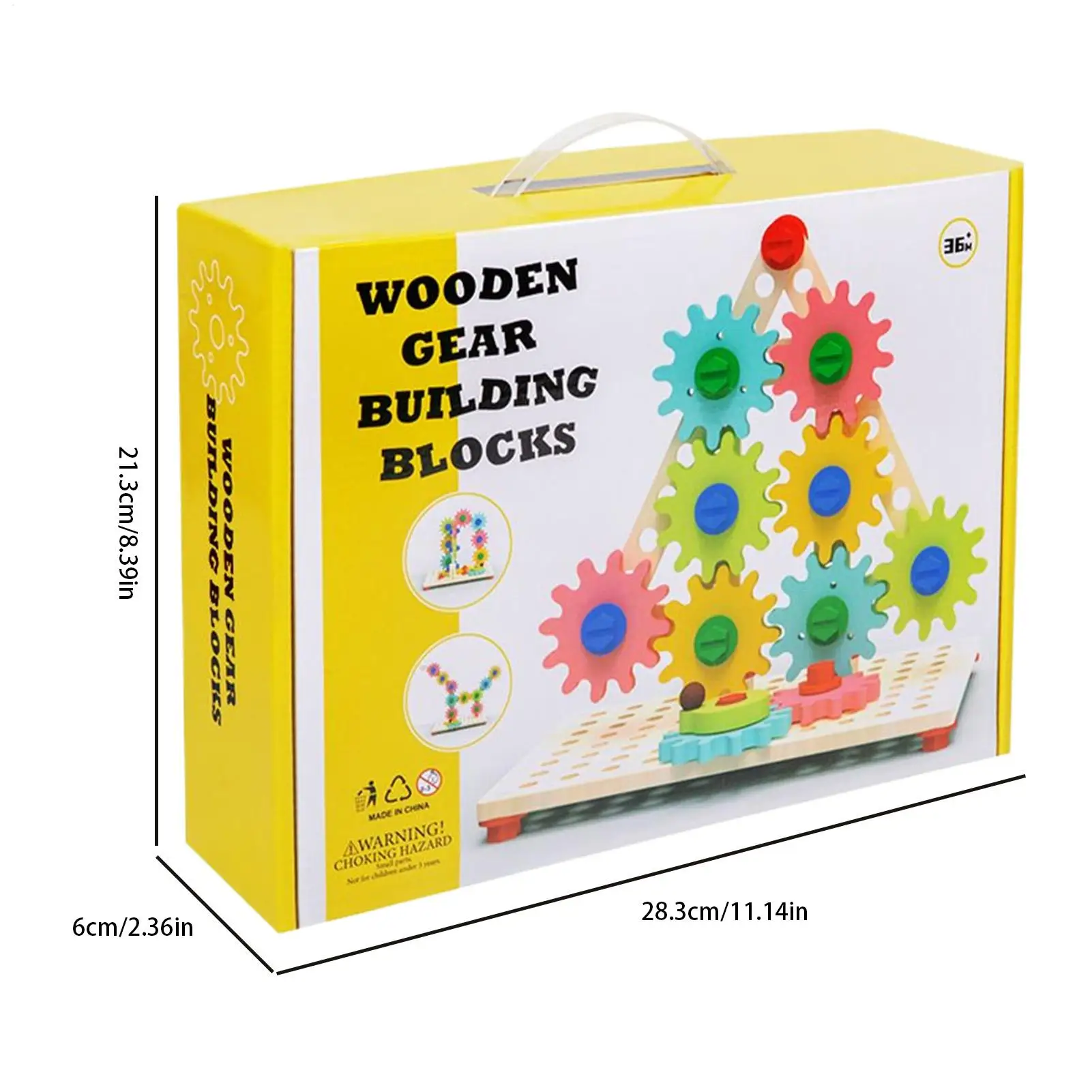 Gear Puzzle Game Wood Kids Gear Puzzle Table Game Sensory Fine Motor Skills Development Toy For Children Kid Girls Boys