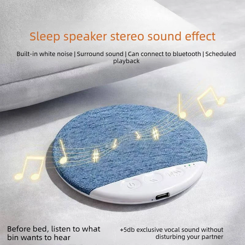 Mini Sleeping Bluetooth Speaker Nature Sound White Noise Soundbar Wireless MP3 Music Player Ultra Thin Timed Shutdown Audio Pla image 5