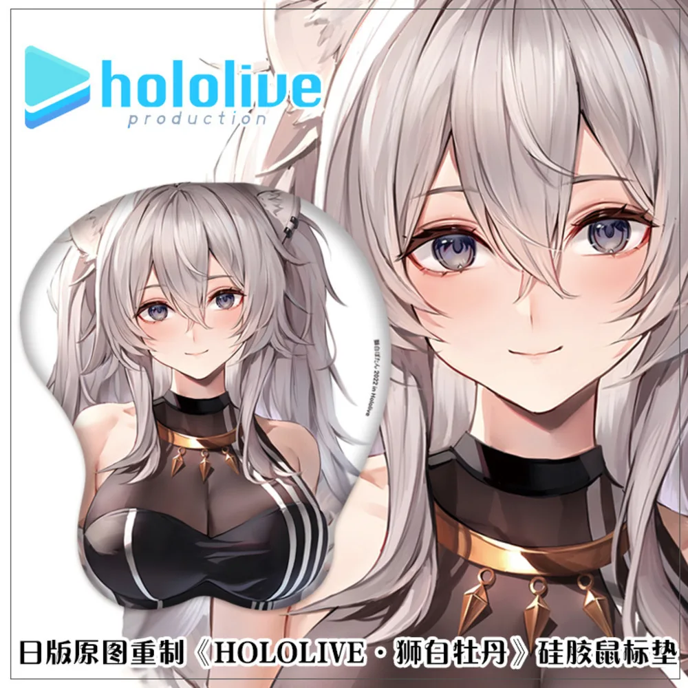 

Anime Hololive Youtuber Shishiro Botan Sexy Girl 3D Chest Soft Gel Gaming Mouse Pad Cartoon Mousepad Wrist Rest Cosplay Gift