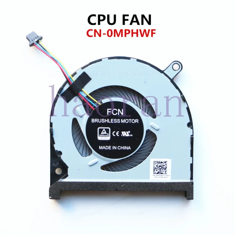 CN-0MPHWF CN-0861FC For DELL INSPIRON 7590 7591 P83F CPU & GPU Cooling Fan