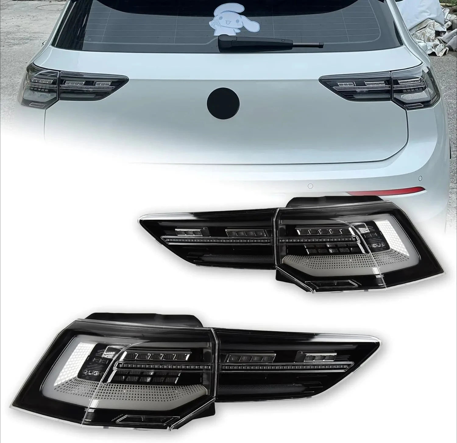 

Светодиодный задний фонарь для Volkswagen VW Golf 8 MK8 2020-25, задний стоп DRL, тормоз, автоаксессуары