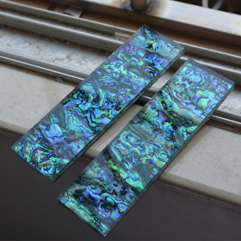 Imagem -05 - Acrílico Natural Abalone Shell Material Board Faca Edc Ferramentas Handle Escala Faça Você Mesmo Fazendo Peças Placa Patch Nova Zelândia Tamanhos