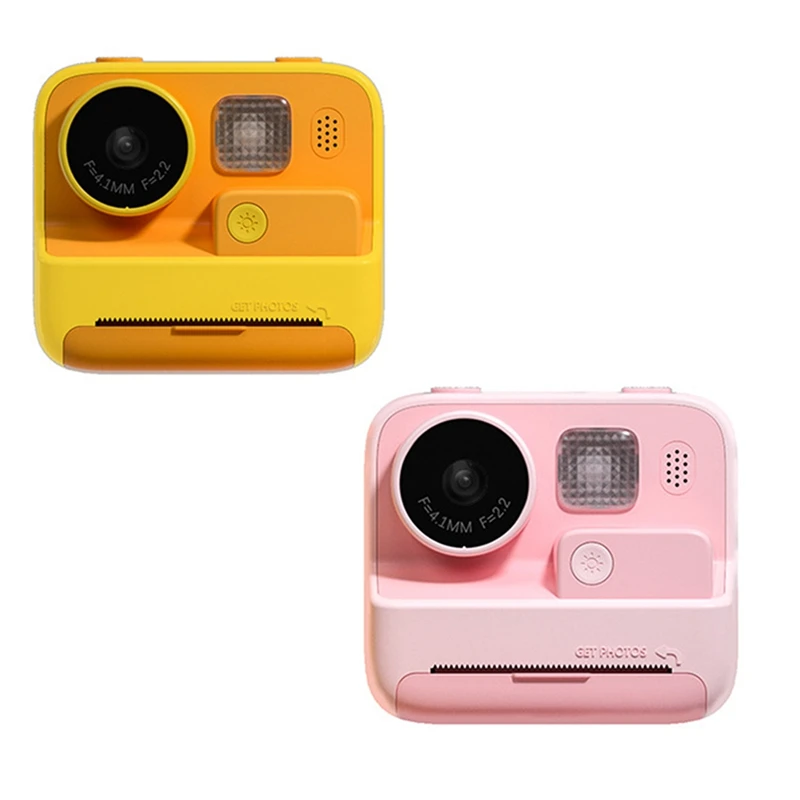 2.4 Inch Screen Camera 1080P Instant Camera For Kids, With 3 Print Paper, Birthday Gift For Kids-A