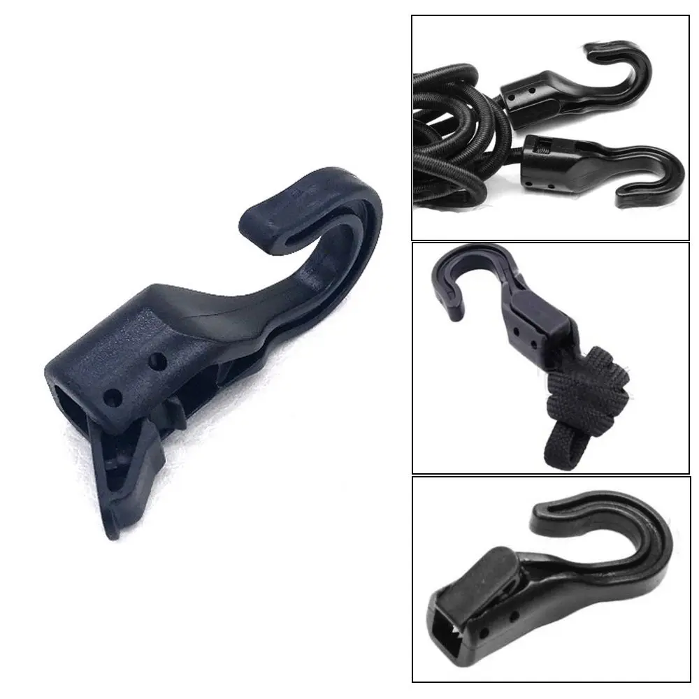 5/10/15/20pcs High quality Open End Cord Plastic Elastic Ropes Buckles Camping Tent Hook Straps Hooks Rope Buckle