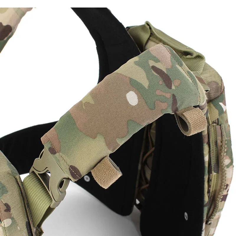 1 Pair  Outdoor Vest Plate Carrier Shoulder Pads Set  Original Elastic Shoulder Straps Cover
