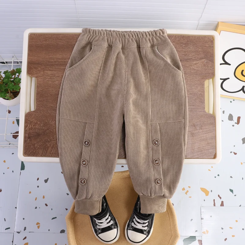 

New Spring Autumn Fashion Baby Boys Clothes Children Pants Toddler Girls Clothing Infant Casual Sports Trousers Kids Sportswear
