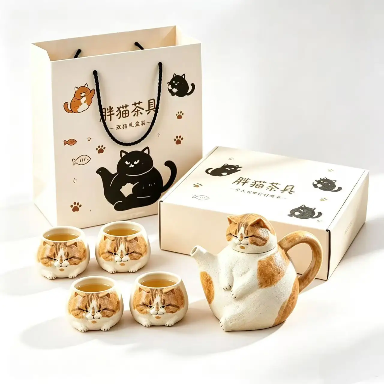 retro-japanese-style-ceramic-mug-teapot-water-pot-gift-for-friends-cute-lazy-personality-handmade-crafted-beverage-cup