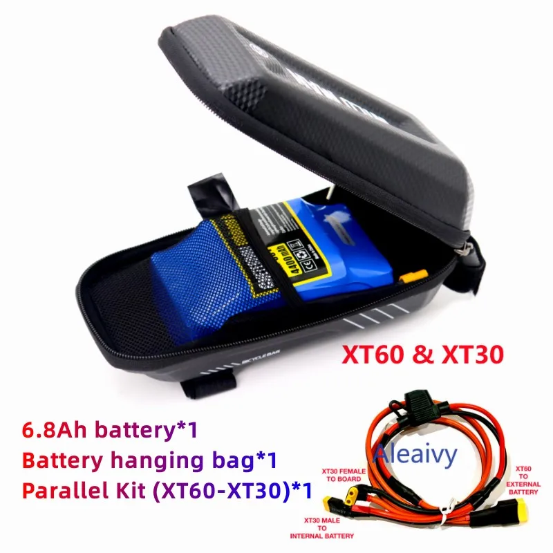 Quality Range Extender Parallel Cable Adapter for M365 1S Pro Mi3 Ninebot Max G30 Extra Battery Connection 36V 4.4Ah 48V 6Ah