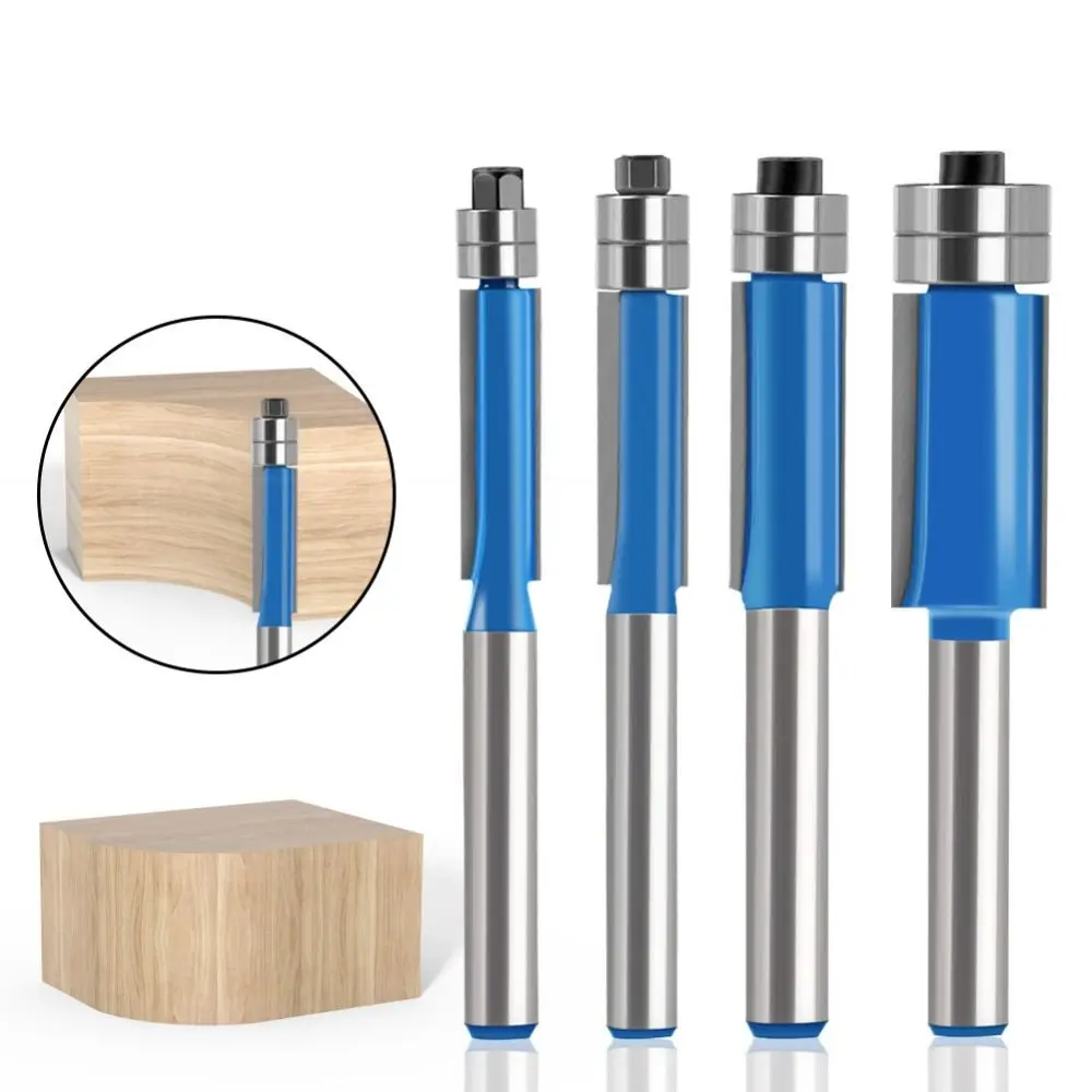 1pcs 6mm Shank Double Bearing Flush Trim Bit Router Bit Milling Cutter High-quality for Woodworking