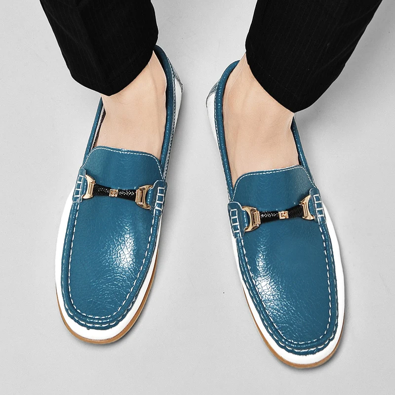 حذاء رجالي عصري جديد راقي من أوروبا وأمريكا مع نعال ناعمة غير قابلة للانزلاق، مريح للربط وجيد التهوية #3