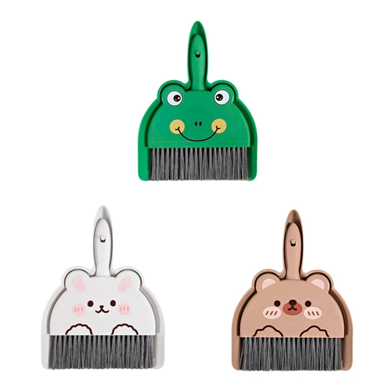 Small Broom Dustpan Set Household Desk Cleaning Desk Cleaning Garbage Shovel Pet Children Mini Broom Broom