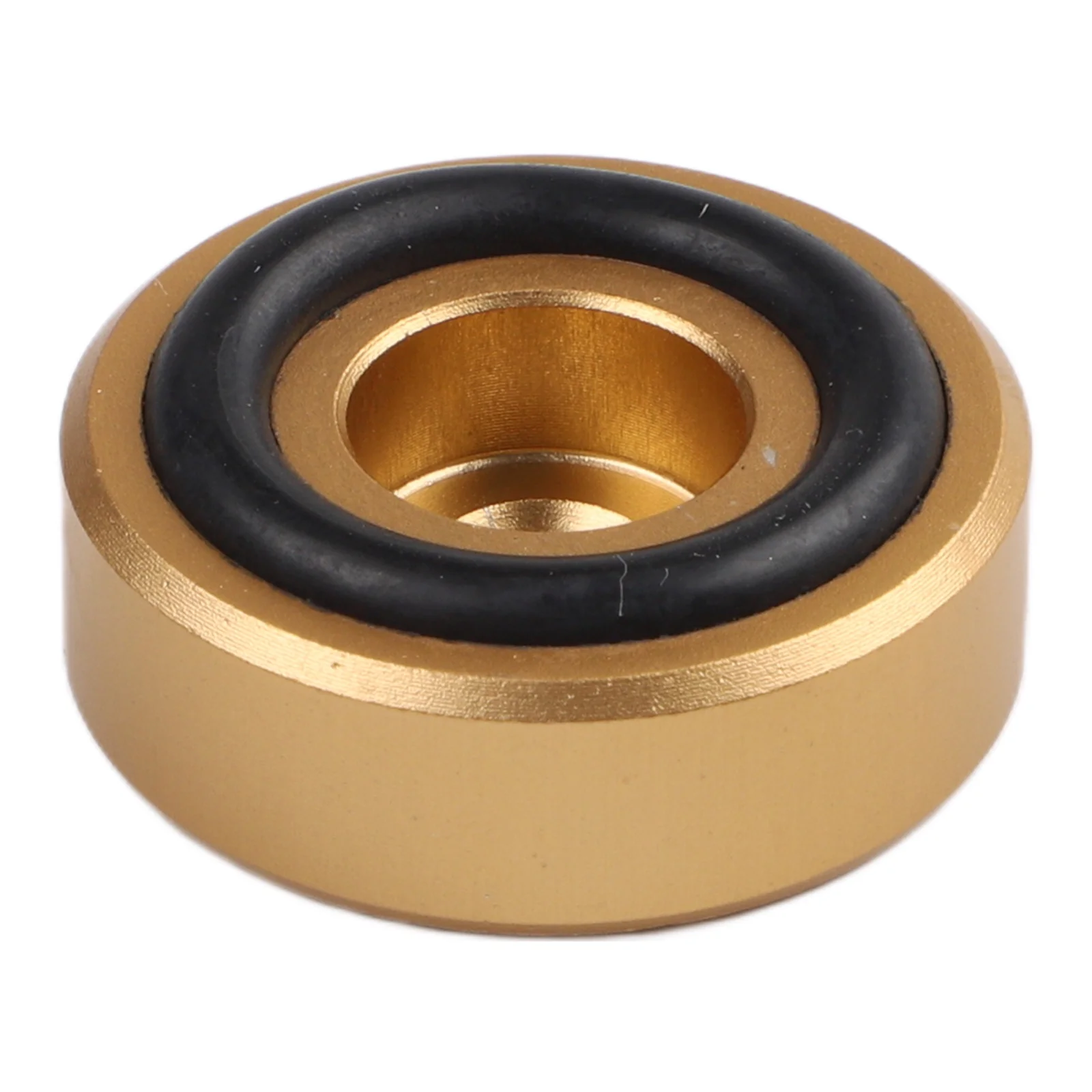 Brass Chopping Board Feet 8 Piece with Non-Slip Rubber Base for Mounting on Flat Items Including Cutting Boards and Trays