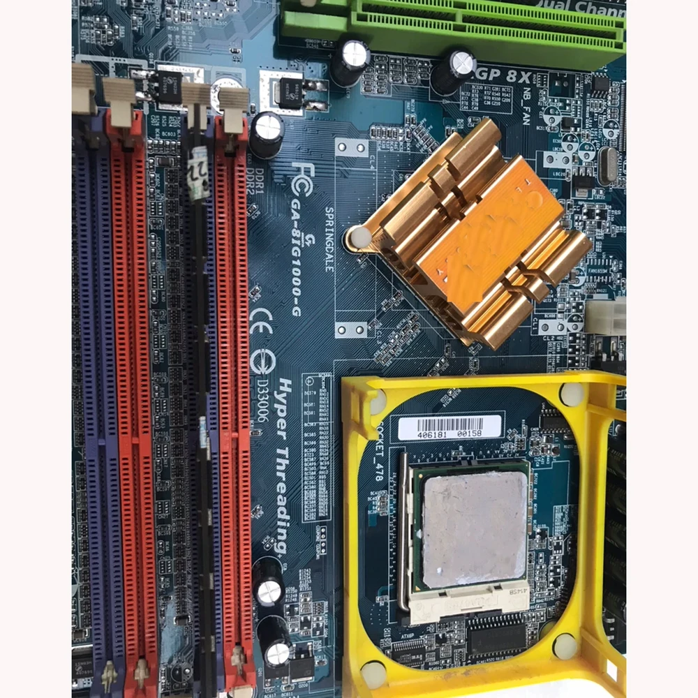 

Материнская плата ASM Equip-ment GA-81G1000-G 5-PCI 865, материнская плата GA-81G1000