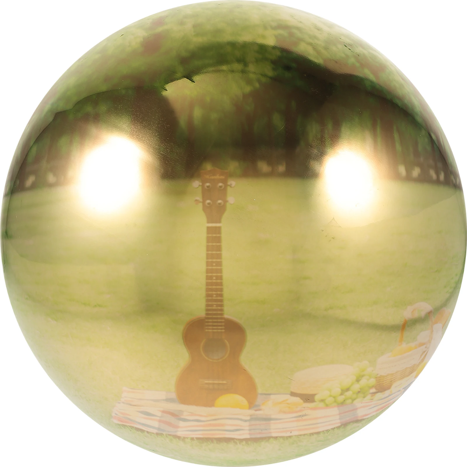 

Polished Metal Garden Reflection Ball Decorative Outdoor Gazing Sphere for Lawn Yard Patio Landscape Stainless Steel Hollow