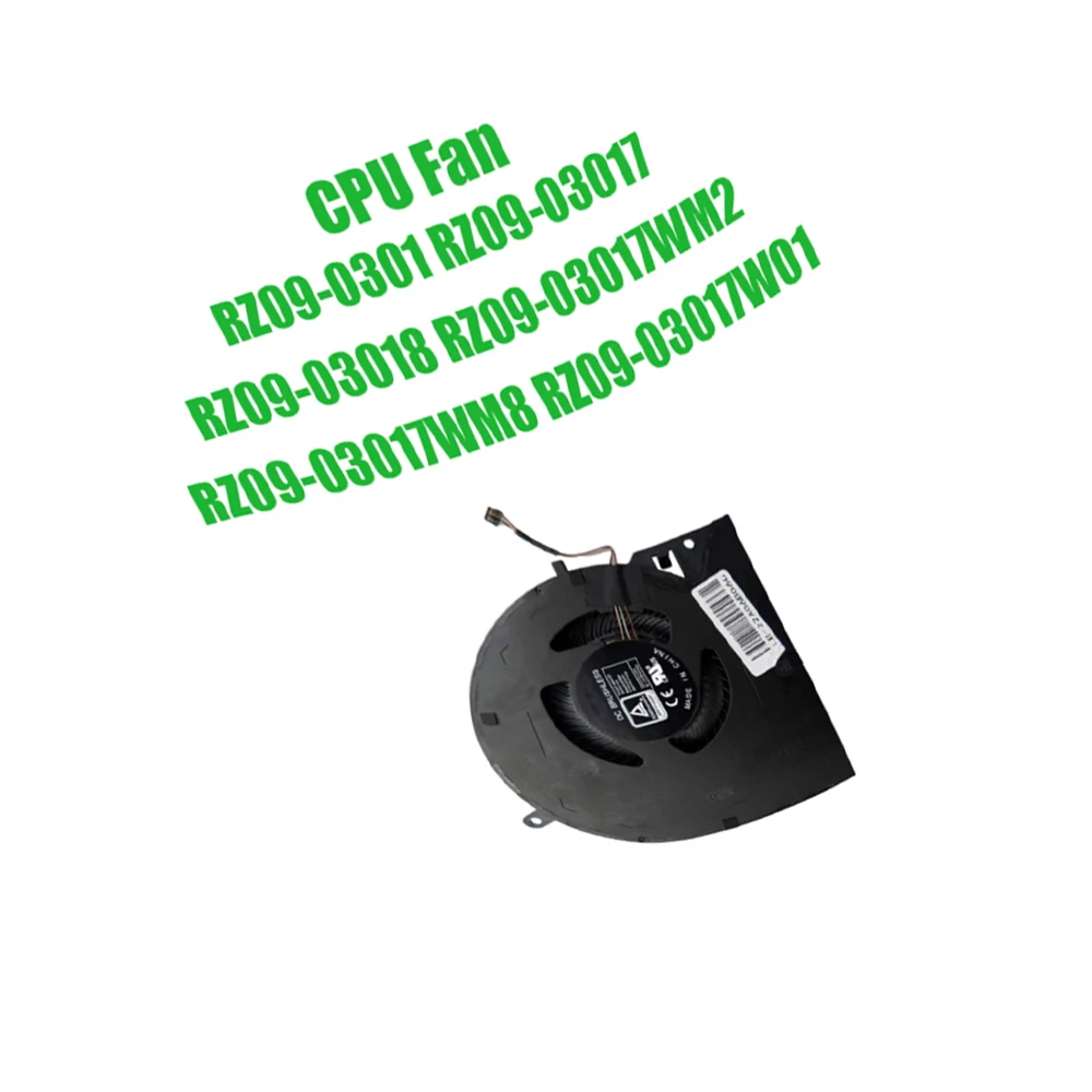 For RAZER For Blade 15 RZ09-03017WM2 RZ09-03017WM8 RZ09-03017W01 RZ09-03017W02 RZ09-03018W02 RZ09-03018W52 DC5V CPU Fan