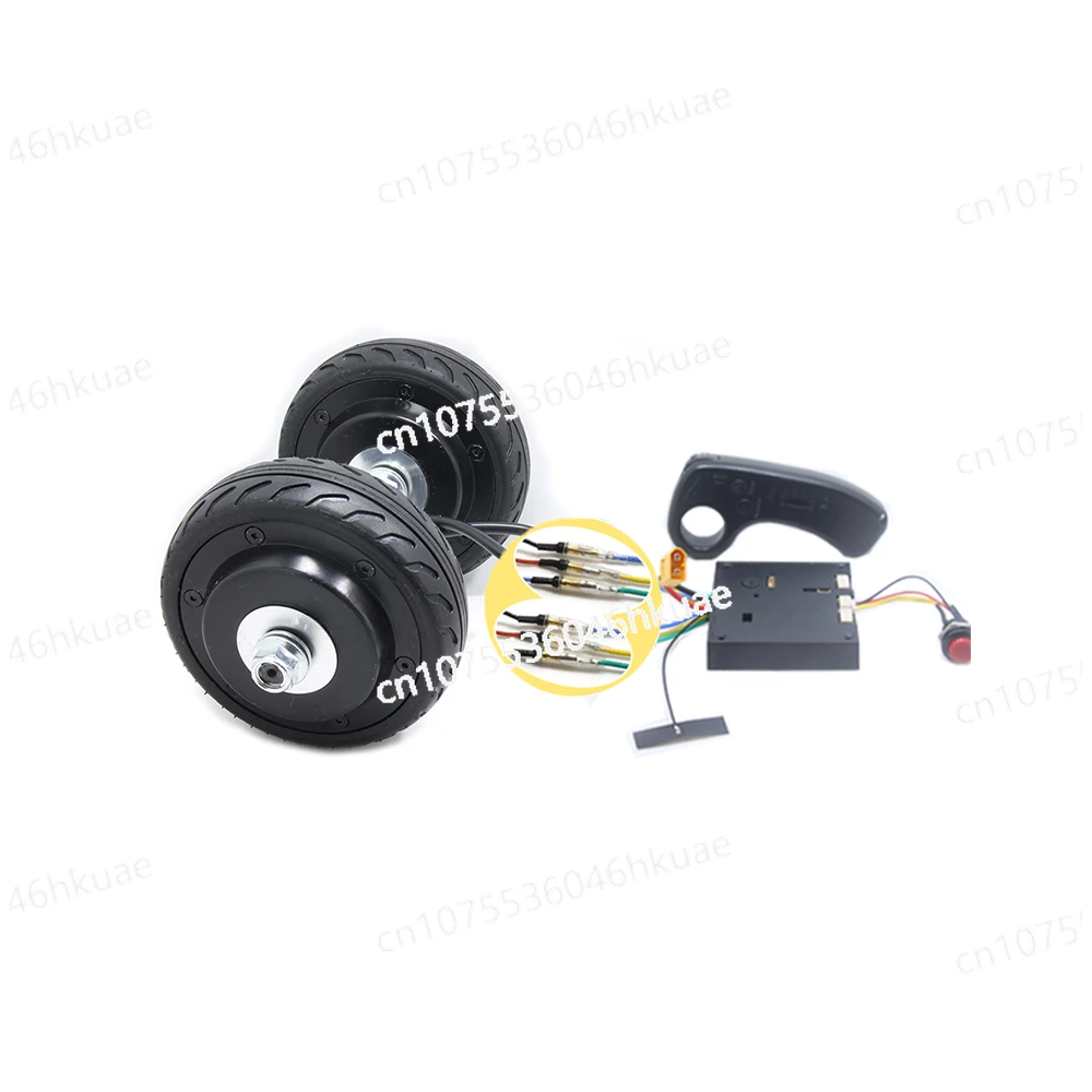 DC24/36V, 5 Inch, DC Brushless Hub Motor, Wired/wireless Dual Drive Control