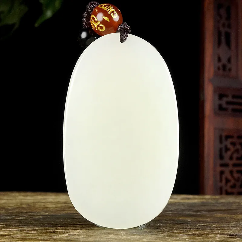 

Ювелирные изделия из натурального нефрита Хэтянь, белый нефрит, обезьяна, предлагает благоприятный нефритовый кулон