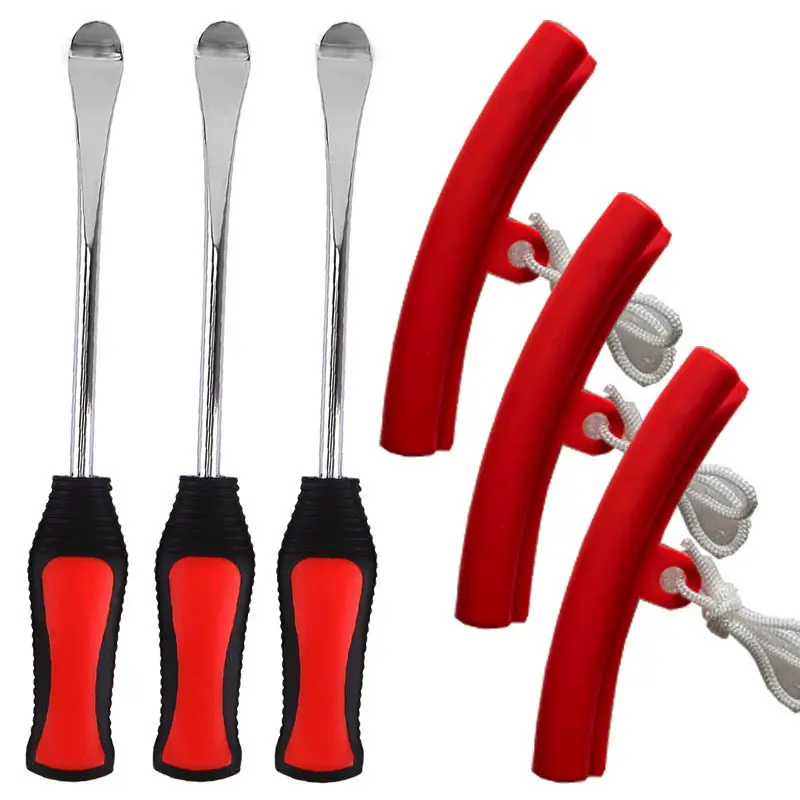 Car and motorcycle tire crowbar, crowbar rod, tire picking tool, rim hub protective cover