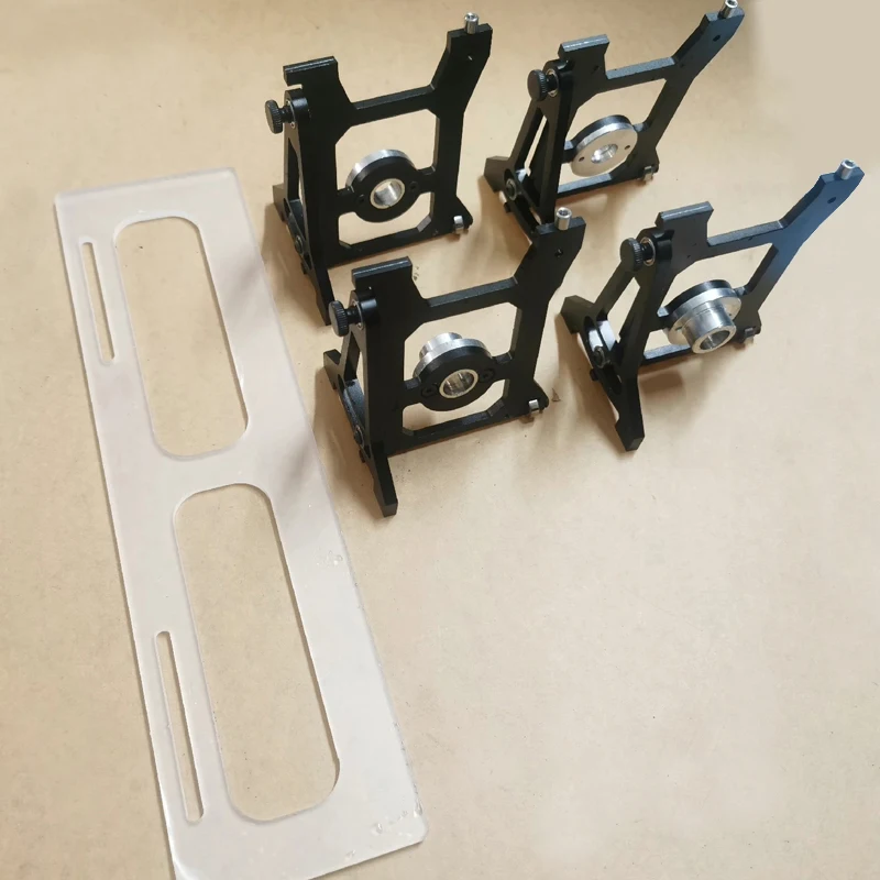 1Set 1/8 Scale On-Road Buggy Setup Station CNC Aluminum Alloy Wheel Alignment Kit for Nitro/EP RC Racing Chassis DIY Tuning Tool