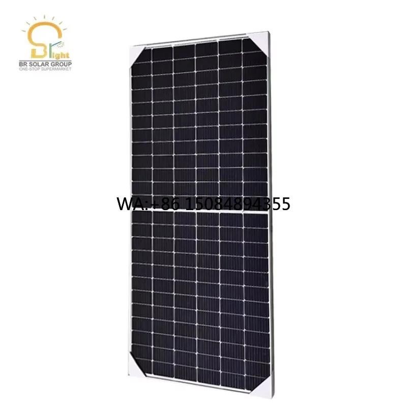 High Efficiency 600W Mono PERC Half Cell Double-glass Solar Panel for Solar System