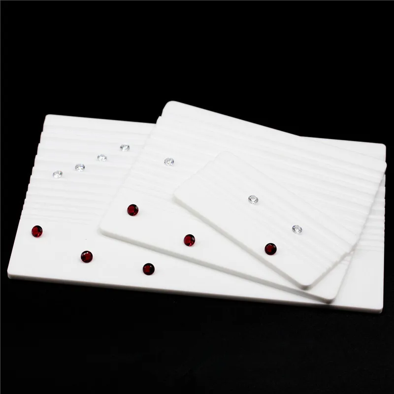 Diamond Bare Stone Gemstone Grading V-Groove Color Treasure Display Panel Viewing Board Naked Diamond Size Compariso Stone Panel
