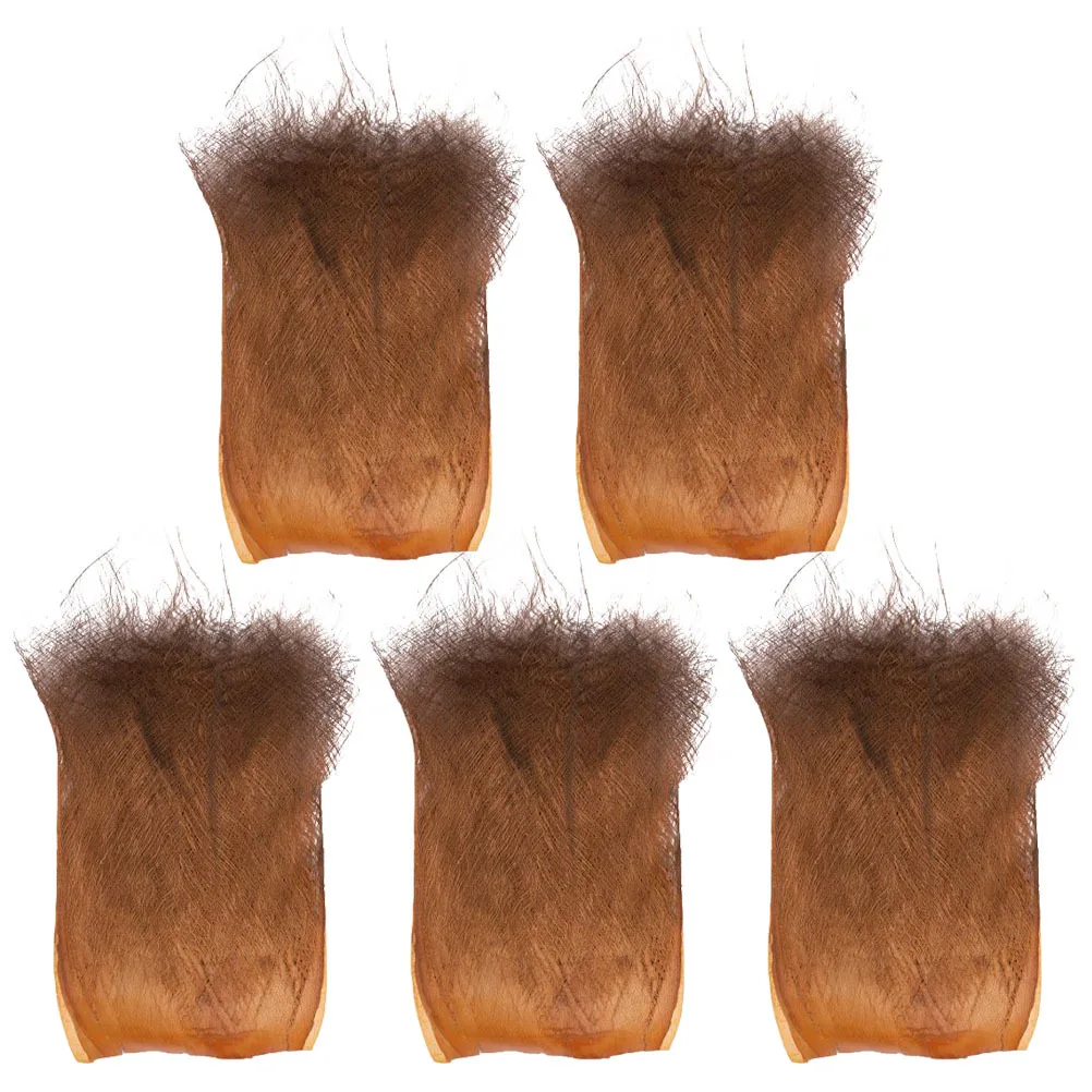5 hojas de corteza Artificial realista, corteza de palmera, accesorio de jardín para macetas, acuario, fondo para freír peces, jardín Natural