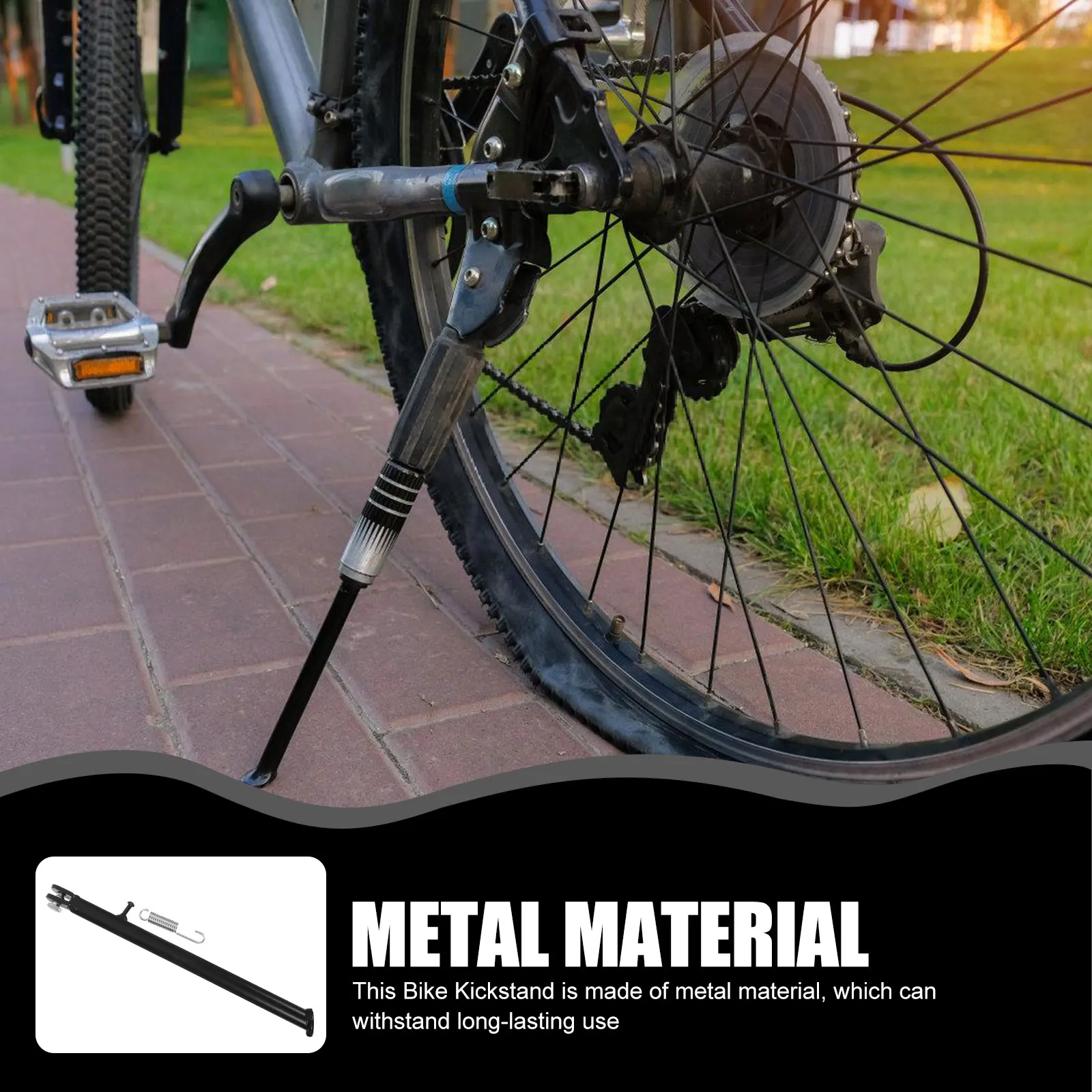 

Motorcycle Kickst 36CM Steel Foot Support St for Off road Bikes 50CC 300CC Scooter Replacement Parts Accessories Hardware