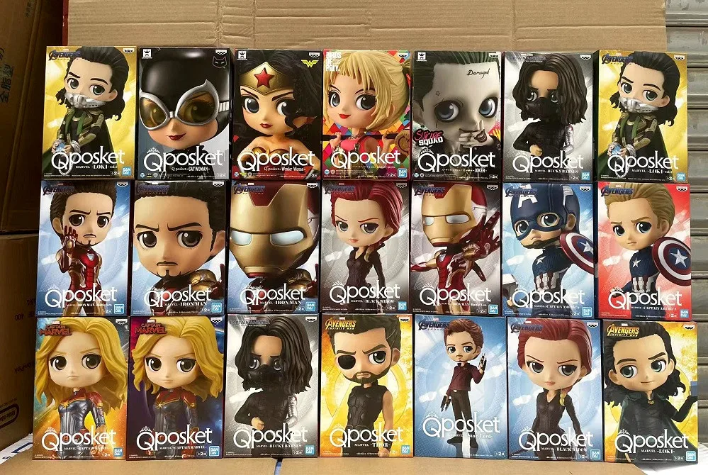 

Bandai Banpresto Marvel Мстители Железный человек Черная Вдова Локи Фигурка Коллекционная модель игрушки незаменимая для фанатов