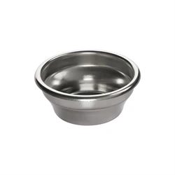 54mm Single Wall Coffee Filter Basket Non-Pressurized Stainless Steel Portafilter Container Reusable Washable
