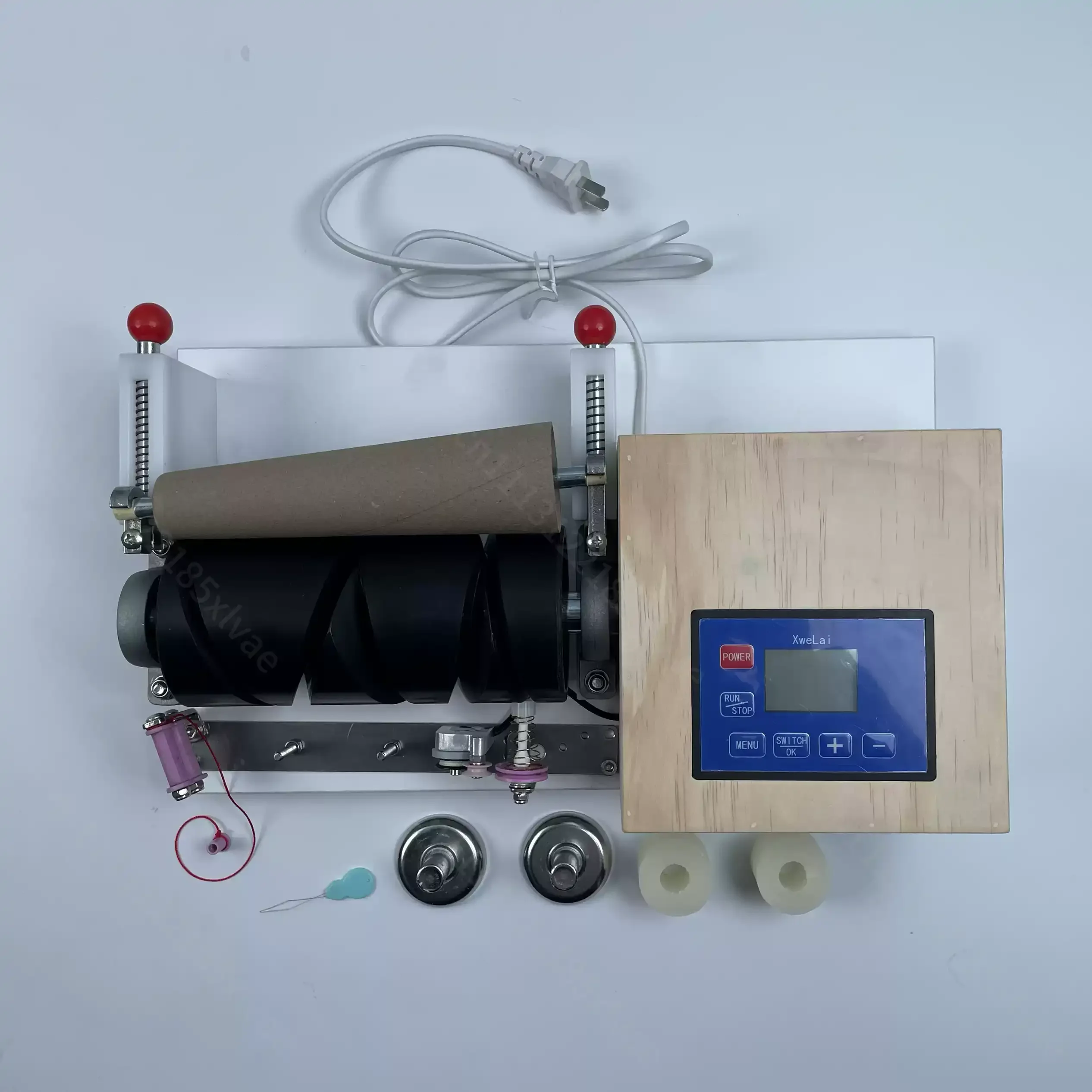 For Small Timing Constant‑Speed Winding Machine, Double Wax Stand Yarn Groove Spare Accessories for Cashmere Knitting Fabric