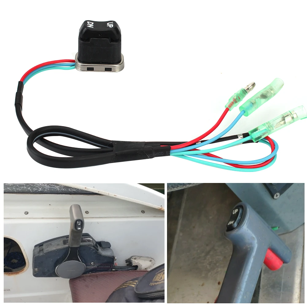 Car Push button Switch Outboard Remote Controller Marine ship Accessories 703-82563-01-00 Trim Tilt Switch For  4 Stroke Motor
