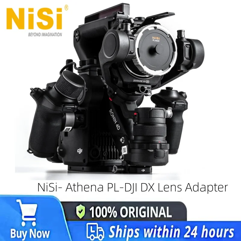 NiSi Athena PL-DJI DX Lens Adapter, PL Lens to DJI DX Mount Camera