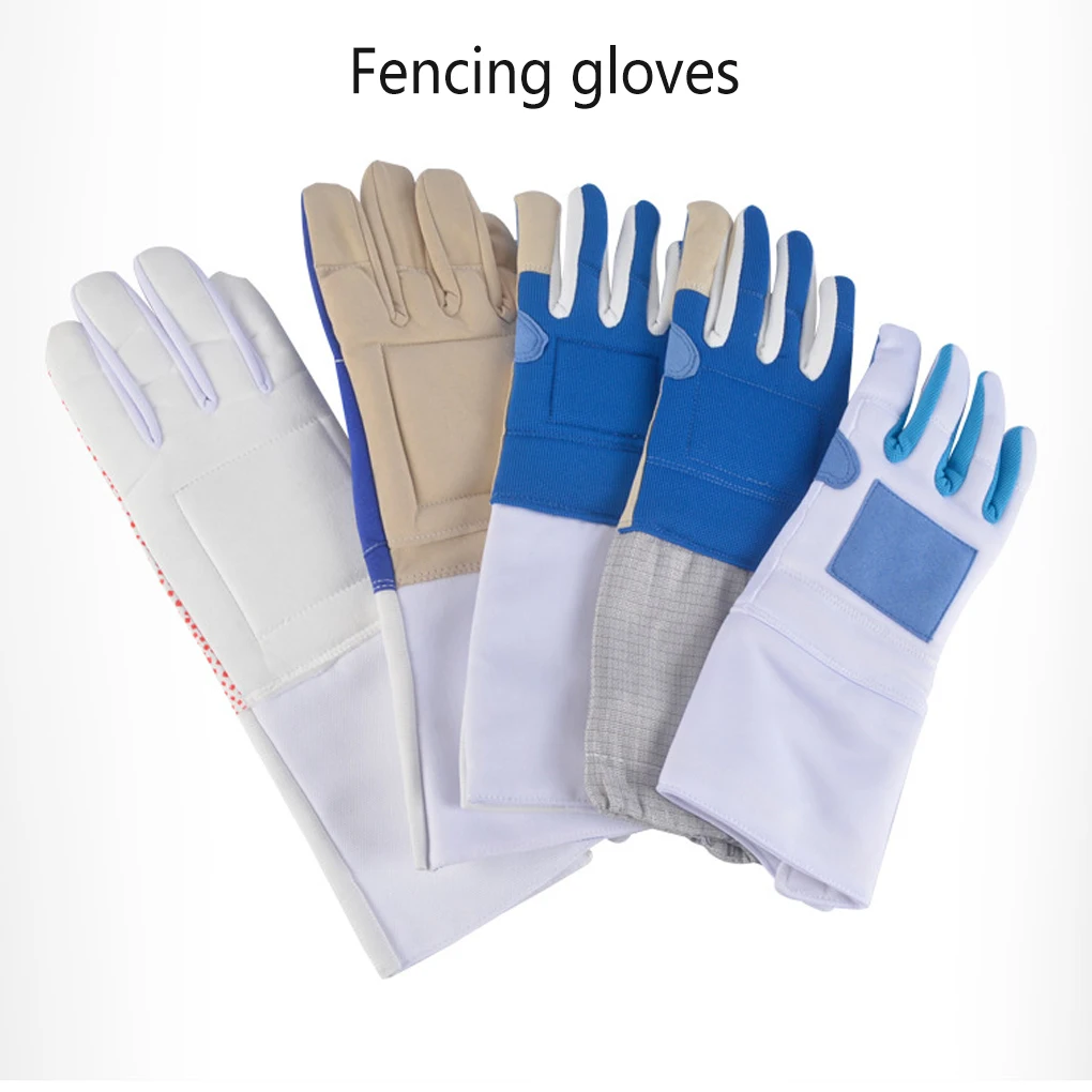 Fencing Glove Washable Replacement Colorful Protective Adult Children Men Women Flexible Sport Training Gloves