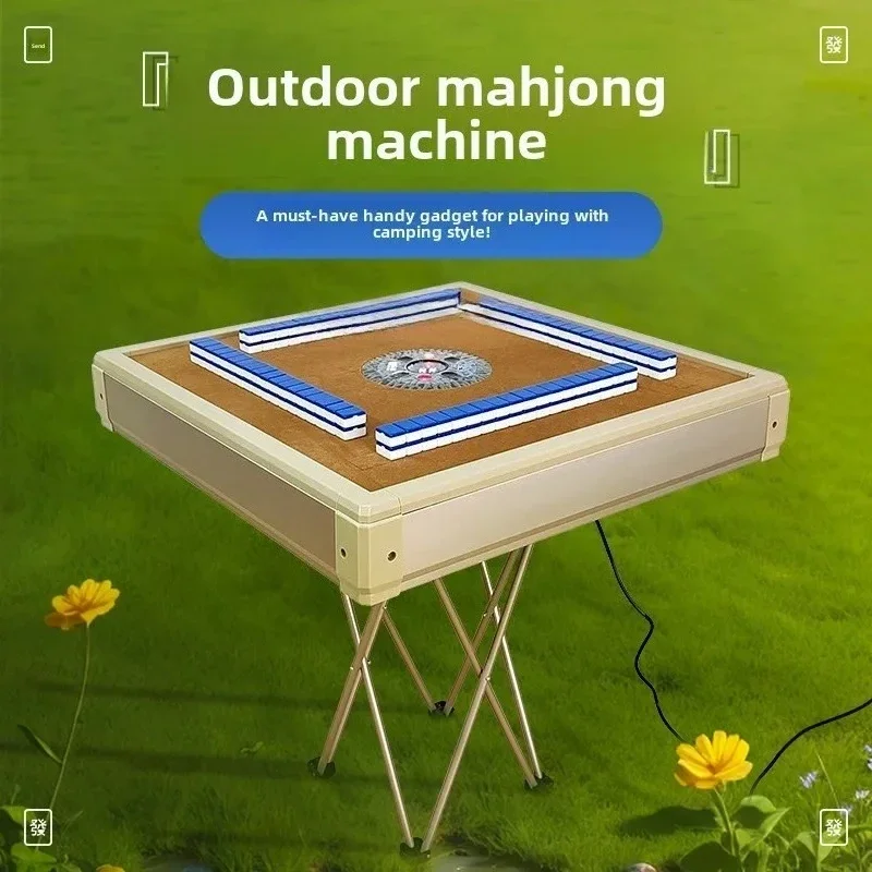 four-port machine portable fan t you RV camping folding electric automatic mahjong machine