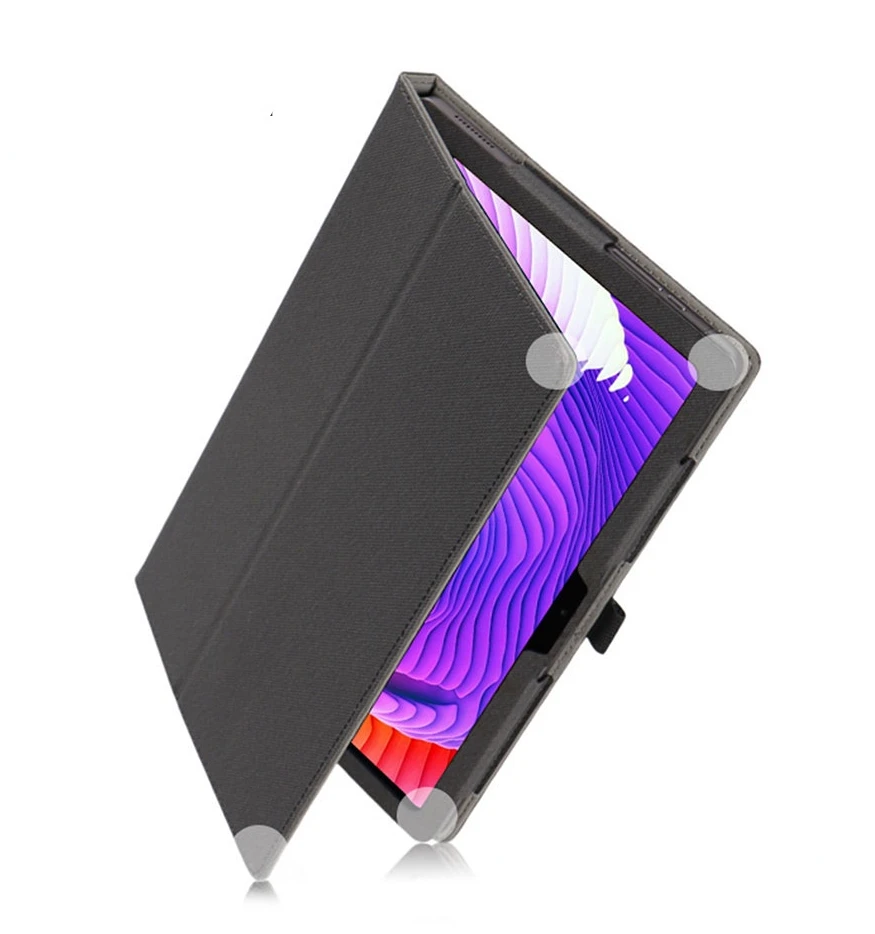 Magnetic Funda for Oukitel OKT3 Case 10.51" Tablet PC Folio PU Leather Cover with Hand Strap