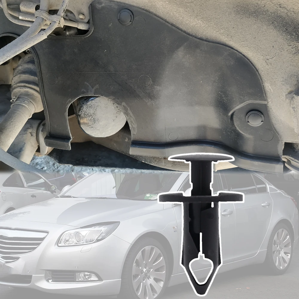 Car Mud Guard Engine Under Shelf Undertray Clip Body Lining Carpet Fixing Rivet For Vauxhall Opel Insignia A G09 2008 - 2017