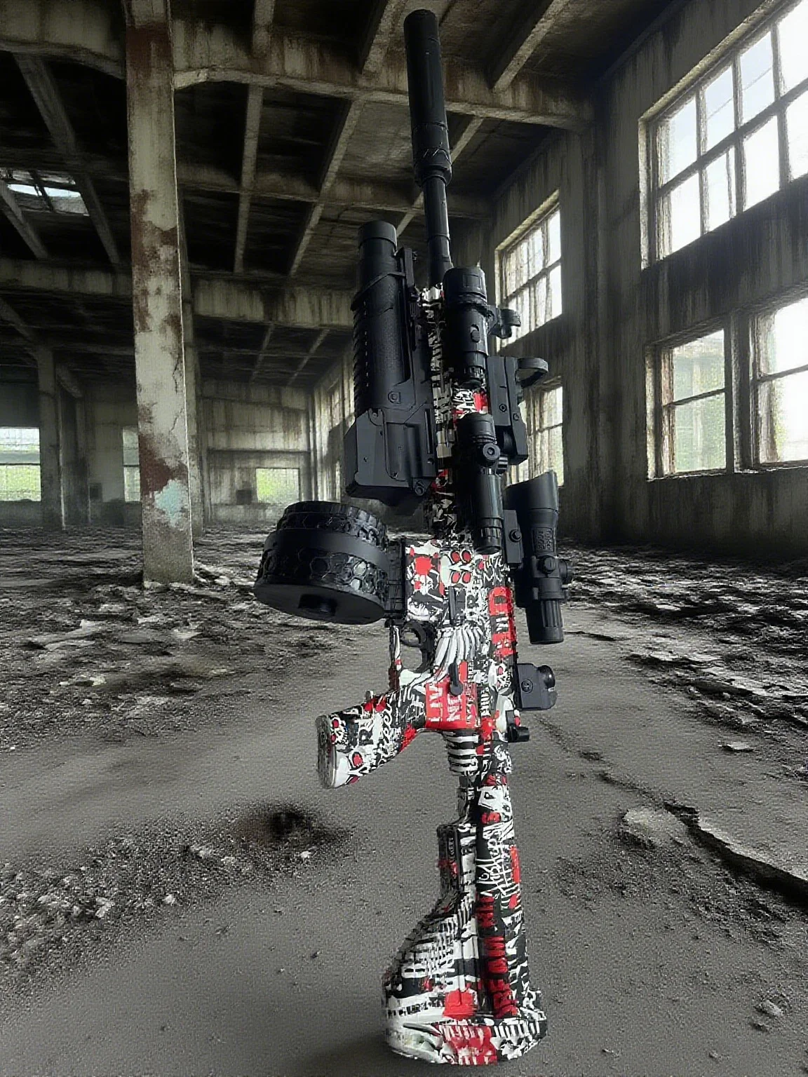 Automatische elektrische Gel-Ball-Blaster-Pistole |   Umweltfreundliches Outdoor-Schießspielzeug mit großer Reichweite für den Teamkampf |   Sichere Gel-Blaster für Erwachsene