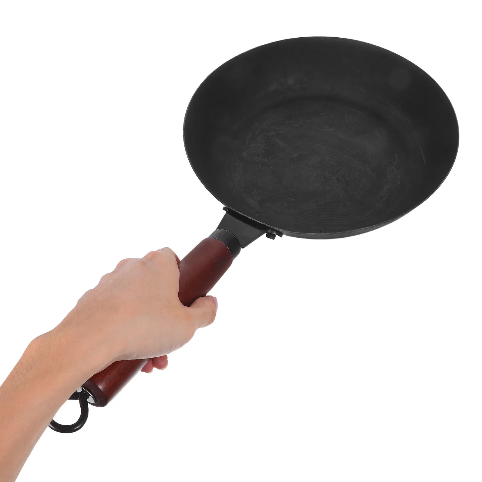 

26Cm Nonstick Frying Stir-Fry Pan For Gas Stove Electric Induction Home Kitchen Cooking Pan Round Bottom Wok Iron Wok