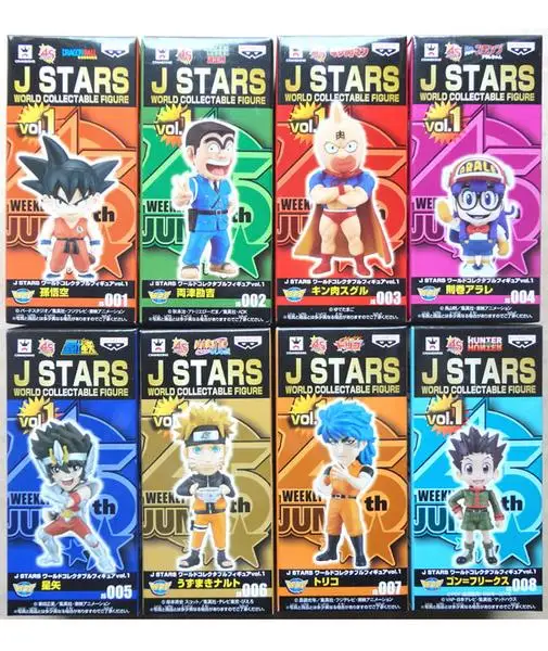 Banpresto Japanese Version J Stars Jump Wcf All-Star 1 Seiya Goku Naruto Alalei Aku Birthday Gift