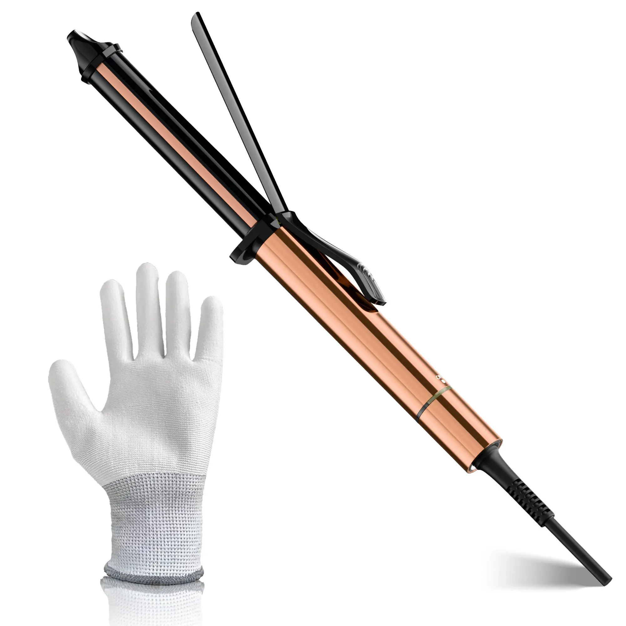 

NICEBAY Hair Curling Iron 1 Inch, Professional Hair Curler, Curling Wand with Dual Voltage, Ceramic Curling Irons LED Display