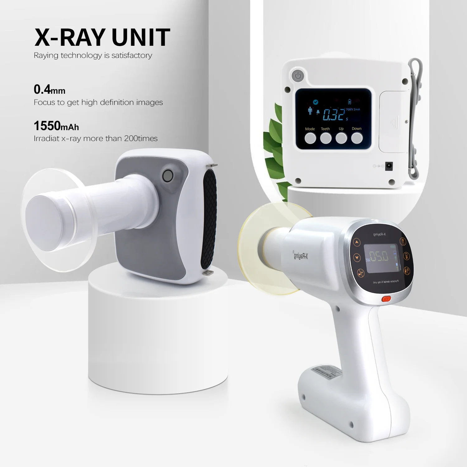 2024 Hot Three MOdel Dental X-Ray Machines Digital X-Ray Camera Portable X-Ray Unit Work with RVG Sensor