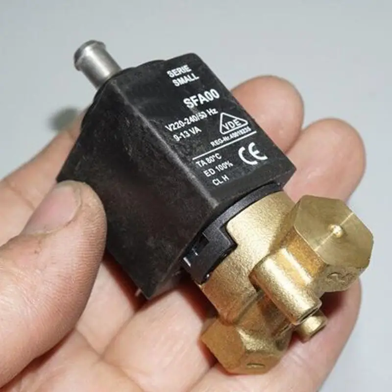 Coffee Machine Solenoid Valve AC 220V Interface G1/8 Normally Open Type High Temperature And High Pressure Steam Solenoid клап