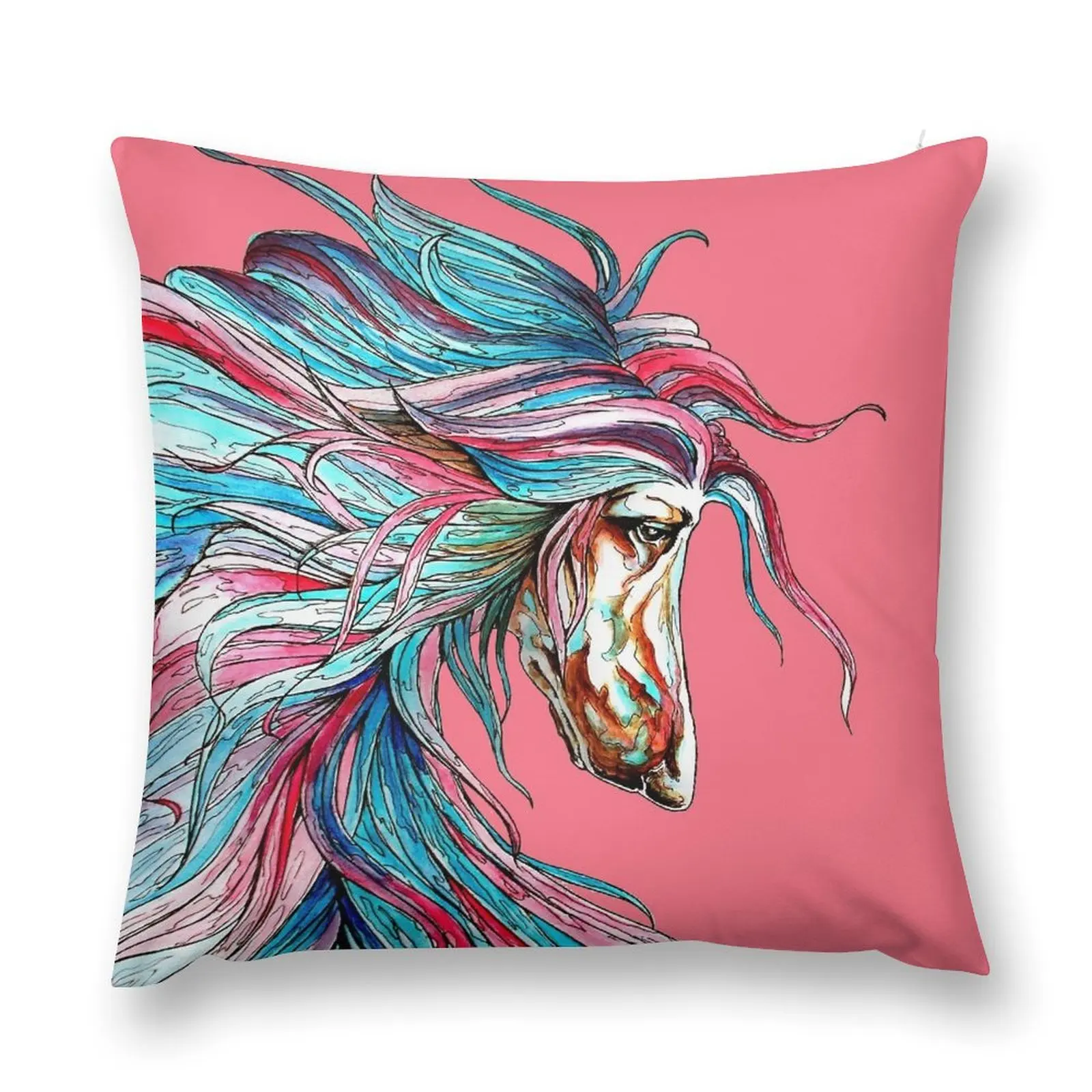 Afghan Hound.Coat of many colours. Throw Pillow Pillowcases For Pillows Elastic Cover For Sofa Luxury Pillow Cover pillow