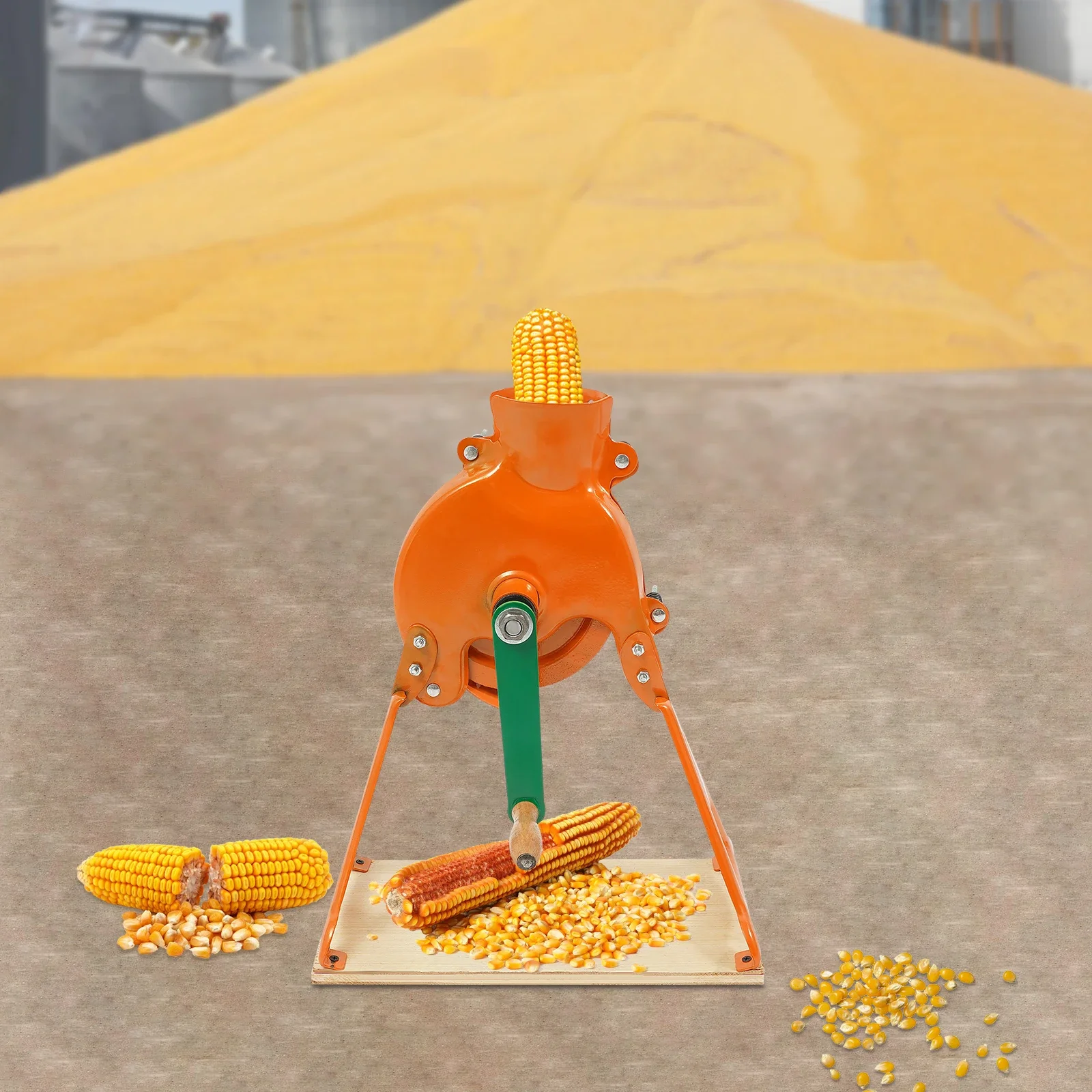 Hand Corn Thresher Time-saving 2-in-1 Corn Thresher 5-10s Thresh 1 Corn Corn Cob Sheller for Farm ﻿ ﻿ ﻿ ﻿