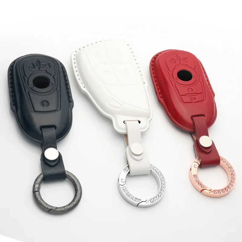 Car Key Case Cover Leather for Buick Envision Vervno GS 20T 28T Encore NEW LACROSSE Opel Astra K