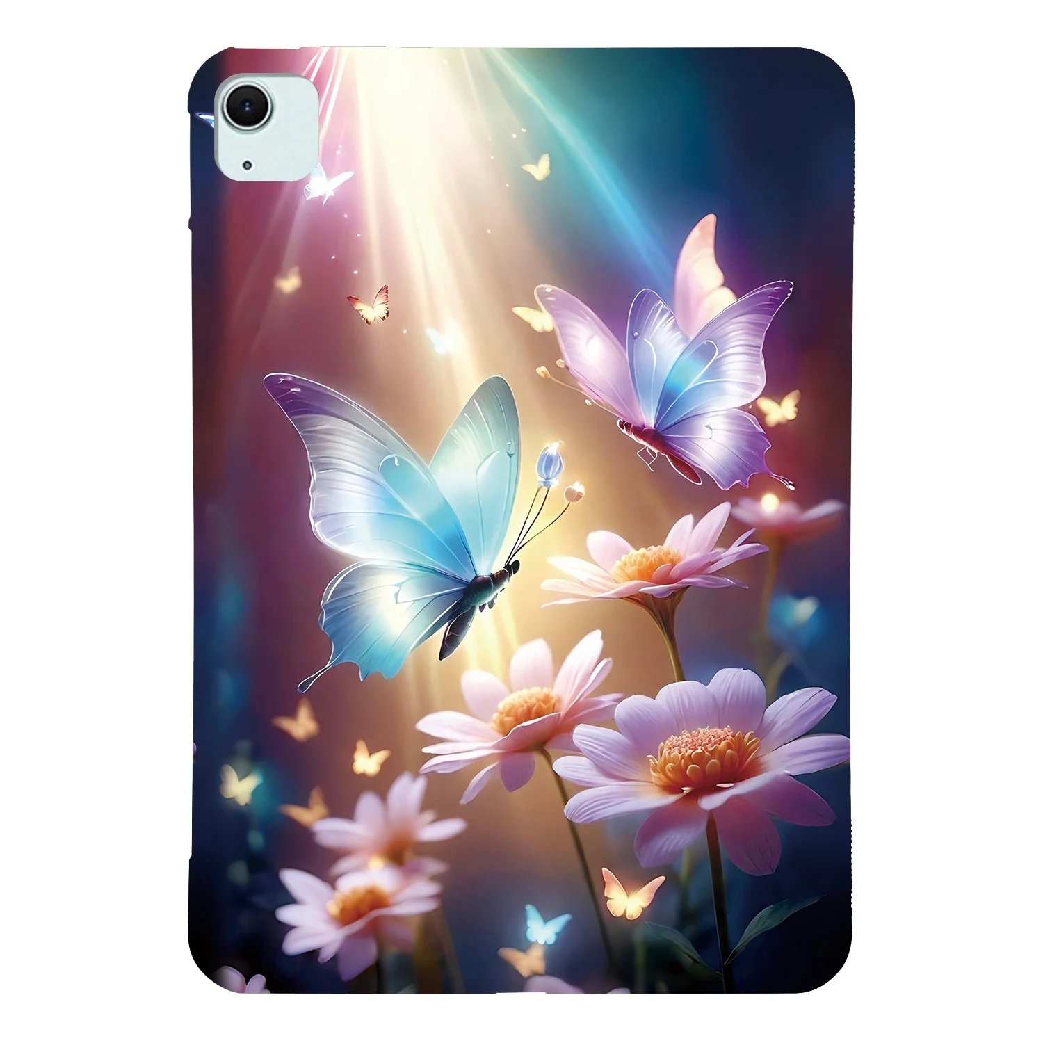 

Tablet Case For iPad Air 11 (2025) / (2024) / Air (2022) / (2020) Pattern Printing Slim Soft TPU Cover - Butterfly Floral